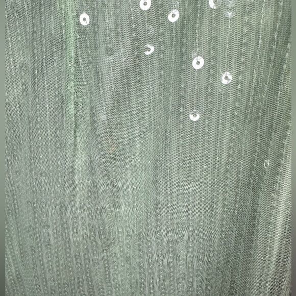 House of Harlow 1960 Sequin Side Zip Wide Leg Pants Sz 2 - Picture 3 of 8